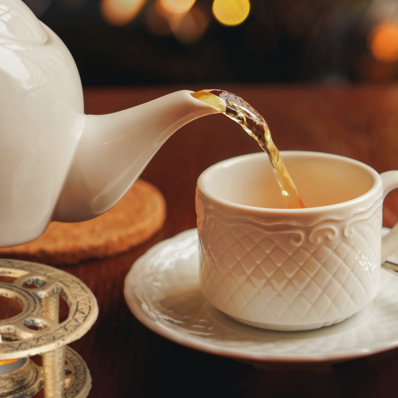 Relaxdays Cast Iron Tea & Coffee Pot Warmer for 1