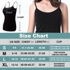 Ibeauti 3Pack Womens Camisoles Tops with Built in Padded Bra