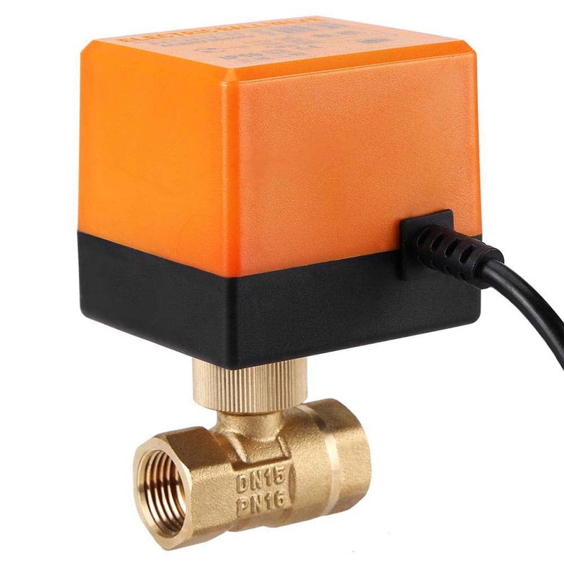 Motor Ball Valve 220 V, 2-Way Motorised Ball Valve Measuring