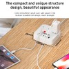 Smartbitt Multicontacto, 3 Contactos/Enchufes, 4 Puertos USB Tipo A y