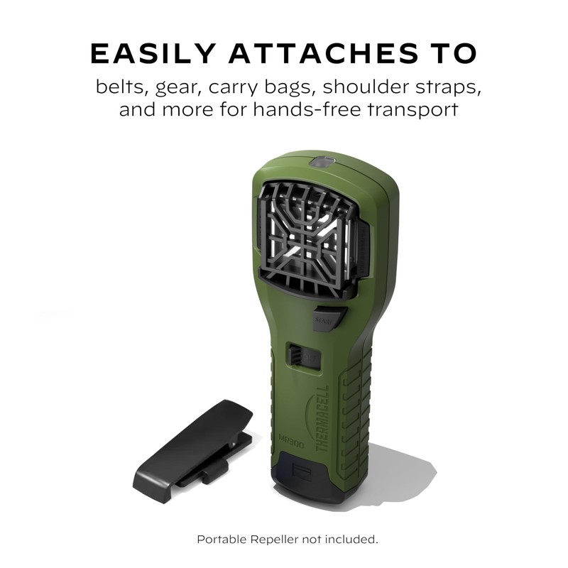 Thermacell Mosquito Repeller Detachable Belt Clip for Portable Repellers; Compatible