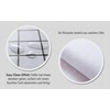 Melody Oilcloth Tablecloth 100 x 140 cm Square Marble Grey