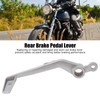 Motorcycle Rear Brake Lever Foot Pedal CNC Aluminum Polished Replacement
