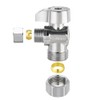 Pro 8-Pack EFIELD Angle Stop Valve 1/2" Nominal (5/8" OD)