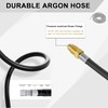 Argon Hose, Welding Gas Hose 30FT 5/8"X18 Male Inert for