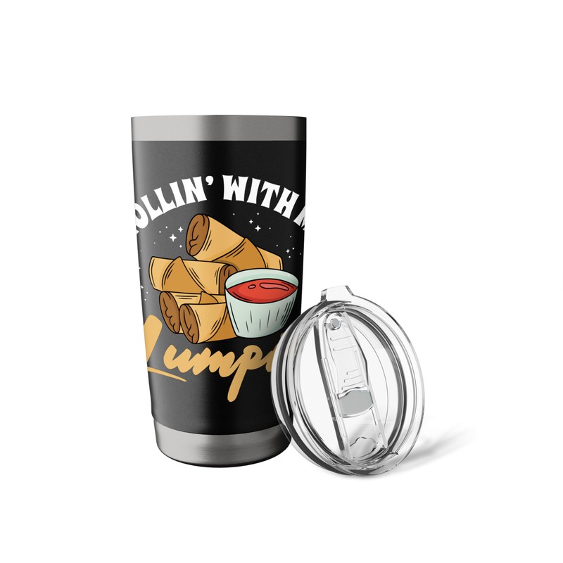 Spring Rolls From Philippines Rollin' With My Lumpia Stainless Steel