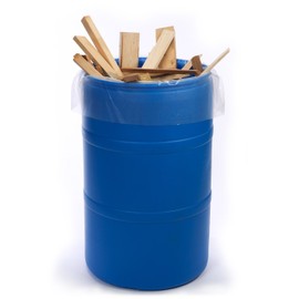 38" x 60" x 4 mil 55 to 60 Gallon Clear Eco-Manufactured Plastic Heavyweight Trash Can Liners (Case of 50)