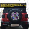 RGB Spare Tire Brake Light Compatible with Jeep Wrangler 2007-2018