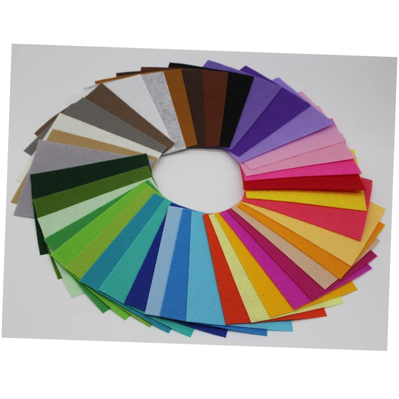 TEHAUX Create Amazing Projects 's 40-Piece Felt Fabric Sheets Polyester