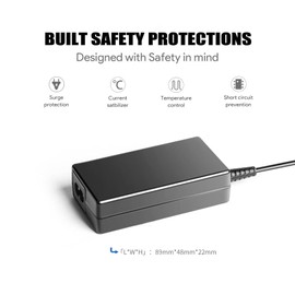 KFD Power Supply 24 V Charger Cable for Epson Workforce WF-100 WF110 DS-410 Scanner Perfection V500 V600 V700 A411E V850 PRO V550 DS-530II 3490 3590 4180 4490 Photo GT-F520 GT-S80 GTS-50 GT 1500 2500