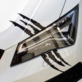 Finest Folia Devil Cut Tiger Claws Sticker Car Truck Black K053