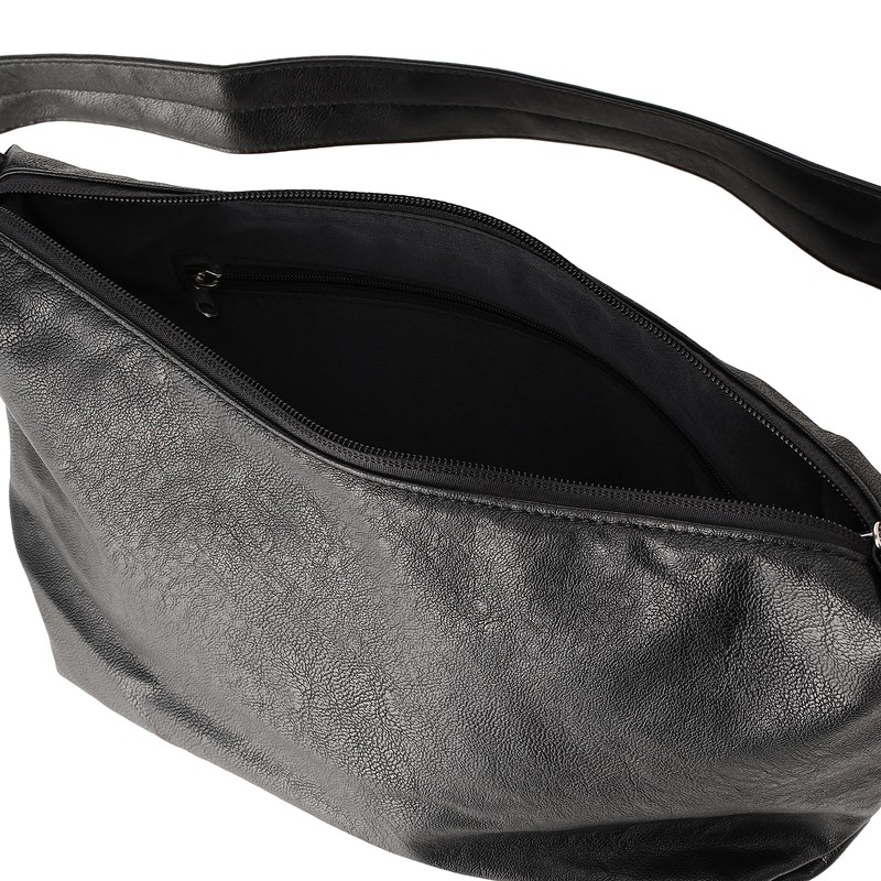 One shoulder bag, Black, Free size