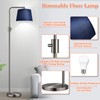Nintiue Dimmable Floor Lamp, 1000 Lumens LED Edison Bulb Included,