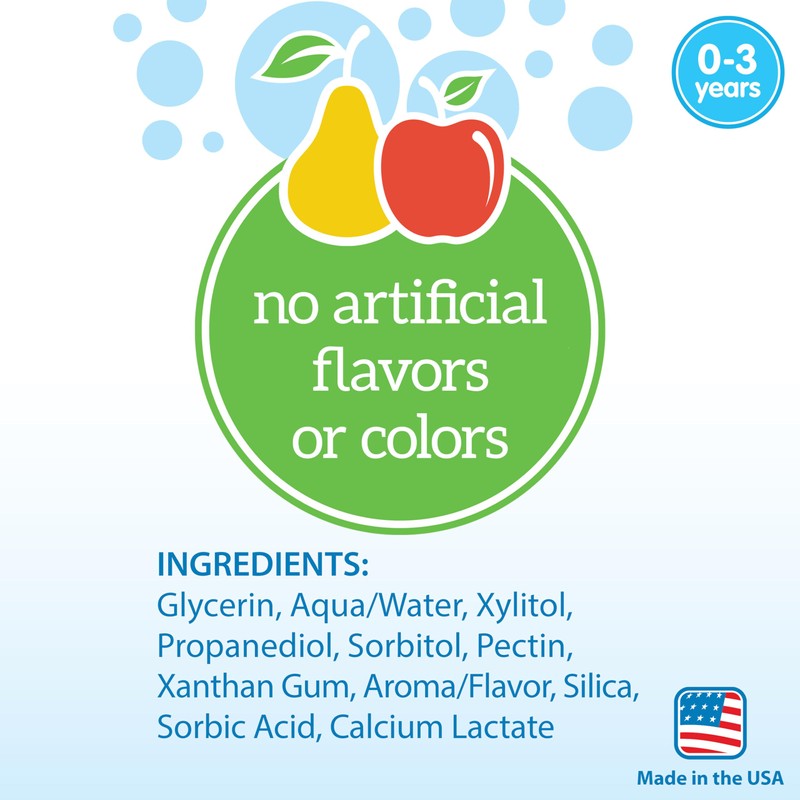 Dr. Brown's 100% Silicone Baby Finger Toothbrush and Toothpaste Set,