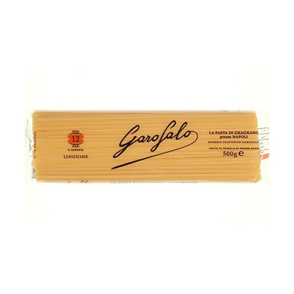 Garofalo No.12 Linguine Semolina Pasta, 16 oz (Pack of 2)