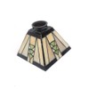 HUIMEIJU Tiffany Square Wall or Pendant Lamp - Geometric Stained