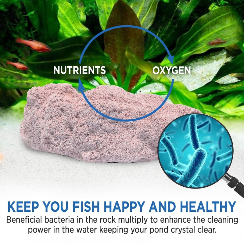 Magic Tank Rock, Fish Tank Rocks for Enhancing Water Clarity