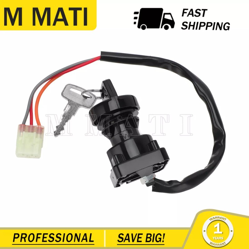 M MATI Ignition Switch Assembly For Kawasaki Brute Force 300