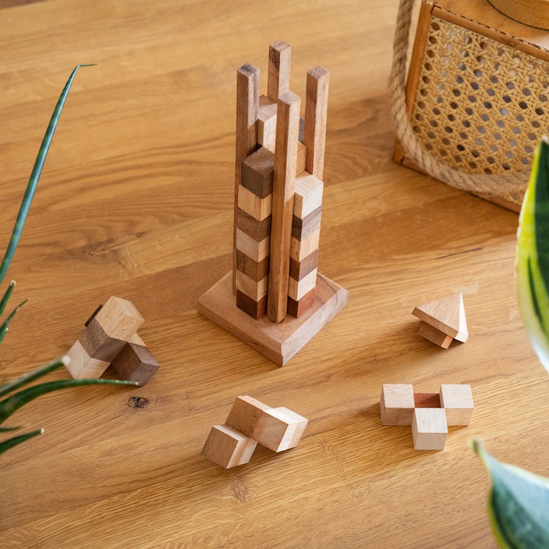 LOGOPLAY Sky Tower - Skyscraper - 3D Puzzle - Thinking