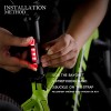Casco De Bicicleta Con Accesorios De Ciclismo Luz Trasera