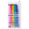 Cupture Reusable & Unbreakable Color Straws - 12 Count +