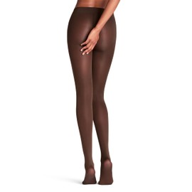 FALKE Women's Silk Smooth 40 Denier Tights Half Opaque Shiny Tear-Resistant Pressure-free Comfort Waistband Fine Tights with Reinforced Toe and Fine Seam Fine Soft Material Pack of 1, Brown (Brenda