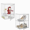 ZLLZUU Super Large Boot Storage Boxes Clear Stackable Storage Bins,