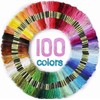 Maxee 150 Colours Embroidery Thread, Rainbow Colour, Embroidery Thread Used