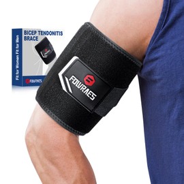 Bicep Tendonitis Brace Tricep Upper Arm Brace for Men and Women(Medium)