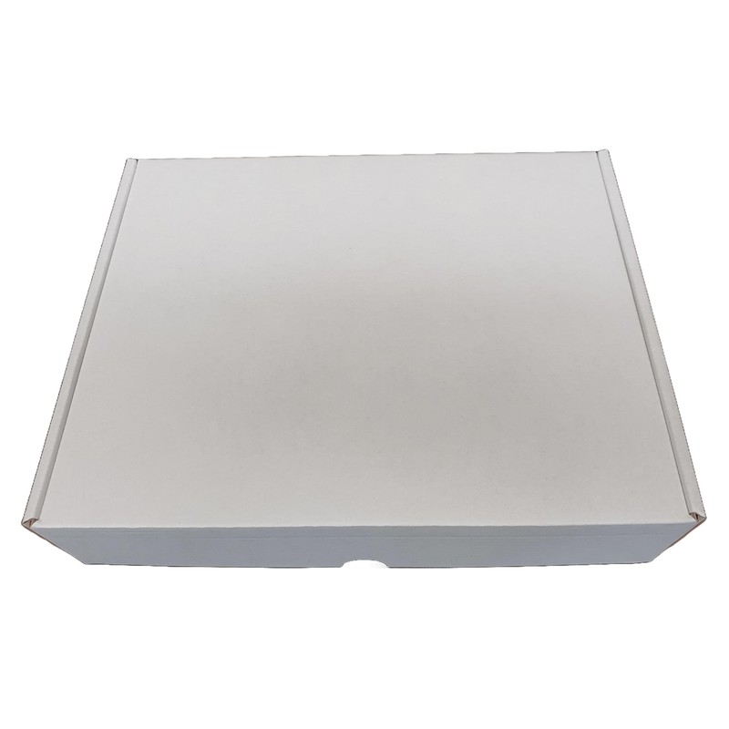 iDEALS UK PACKAGING LTD white cardboard folding lid self lock