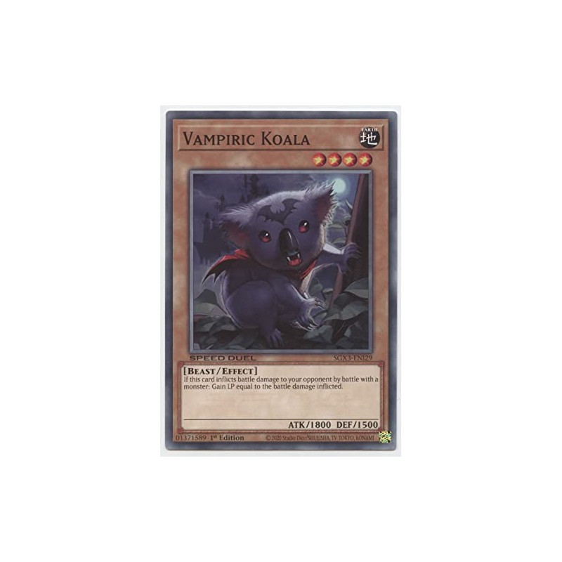 Vampiric Koala - SGX3-ENI29 - Common - 1st Edition