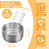 BangBoom 6 PCS 304 Stainless Steel Dipping Sauce Cups with