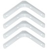 4 PCS Heavy Duty Shelf Bracket,L Shape Right Angle Bracket