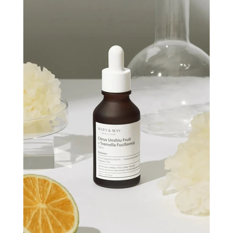 Sérum Mary & May Citrus Unshiu Tremella Fuciformis 30ml Despigmentante