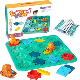 Logical Road Builder Brain Teasers Puzzles, Smart STEM, Ages 3+, Educational Puzzle