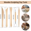 Clay Tools Set, Polymer Clay Tools, Wooden Modeling Clay Sculpting