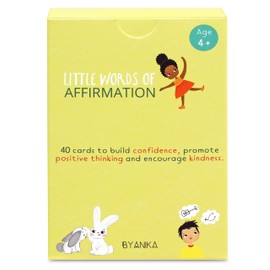 Positive Affirmation Cards For Kids Daily Happiness Confidence Motivational Encouragement For Children Positivity Kindness Gratitude Mindfulness Classroom Activity BYANIKA (Cards)