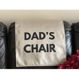 Headrest covers for recliners furniture slipcovers furniture protector headrest sofa loveseat theater chairs office chairs chair pads Perfect for gifts MADE IN USA.17x27By: Bittlemen Co (Dad"s Chair)