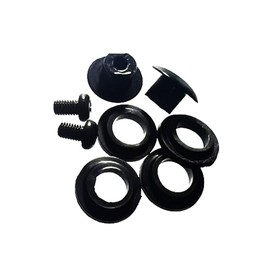 isbridge Suitable Fit for 2 kit Rear Window Latch Bolt Nut Screw Cab Glass 87-95 D21 Hardbody Frontier Navara Pickup Truck