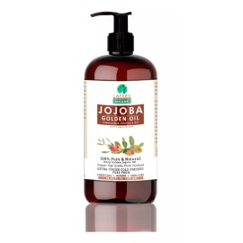 Laferv Aceite Jojoba Dorado 100% Orgánico Prensado En Frio 500 Ml