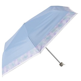 LOVETOXIC 裾グラデーション 折りたたみ傘 晴雨兼用 UVカット率99% 10001859 ライトブルー