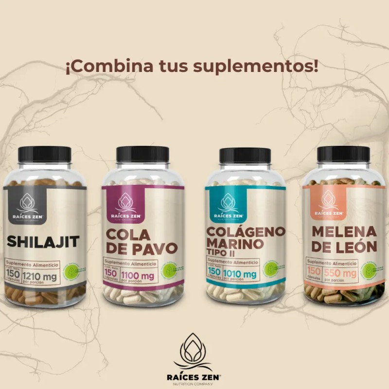 Colágeno Hidrolizado Marino Tipo Suplemento Raices Zen Nutrition Company 150