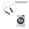 Ruimou 2Pcs Washing Machine Carbon Brush 00605694 605694 (12.5x5x42mm) Compatible
