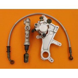 RCH Rear Brake Caliper Master Cylinde & Hose For HONDA CRF250R 450R CR250R CRF250X