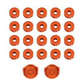 SBPKMARSCT 20PCS Trimmer Spool Line, Edger Spool Line Fit for Worx Trimmer, Weed Eater String, Replacement Spool Line with 2 Caps