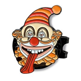 KeoPuals Clown Golf Ball Marker with Magnetic Hat Clip - Fun and Unique Novelty Golf Accessory for Men & Women for Golf Lover
