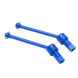 2 Pcs Front Rear Drive Shaft Aluminium Alloy RC CVD Front Rear Drive Shaft for Traxxas Latrax Teton 1/18 Car