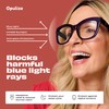OPULIZE BIG Blue Light Blocking Glasses - Bold Oversized Round