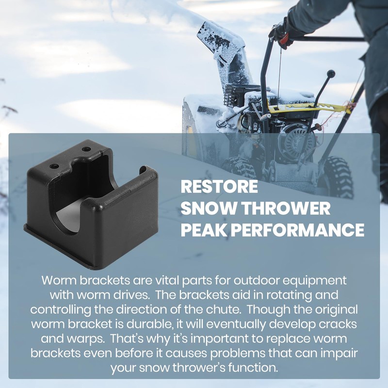 AR-PRO The Exact Replacement 585195MA Worm Bracket for Snow Throwers