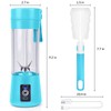 MIAOKE Portable Smoothie Blender, Personal Mini Juice Blender with Six